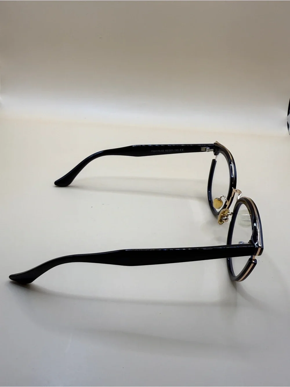 Zeelool Cat Eye Black Glasses Frame, No Prescription